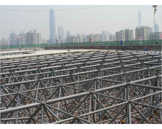 渭南新建铁路干线广州调度网架工程